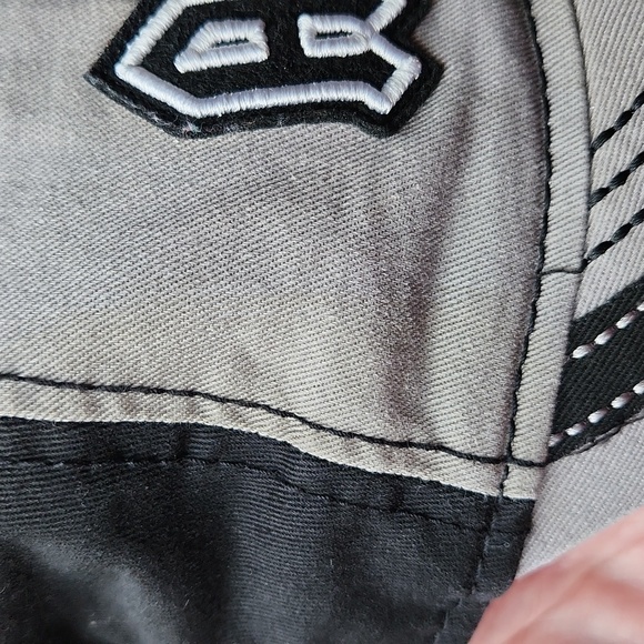 AC/DC womans distressed black and gray ball cap - Picture 12 of 14